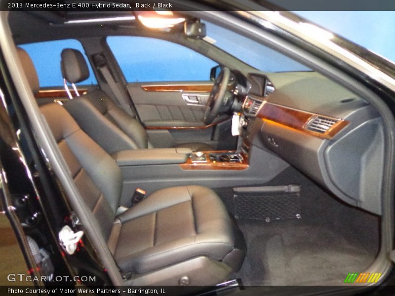Black / Black 2013 Mercedes-Benz E 400 Hybrid Sedan