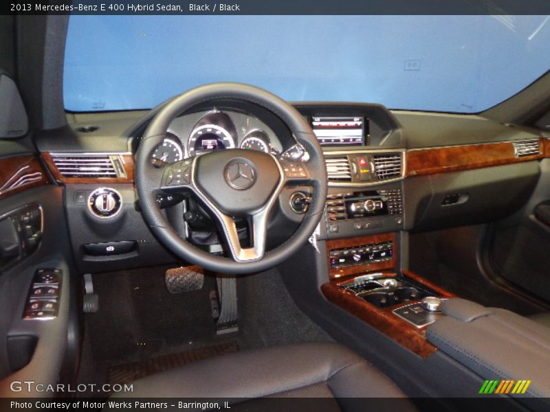 Black / Black 2013 Mercedes-Benz E 400 Hybrid Sedan