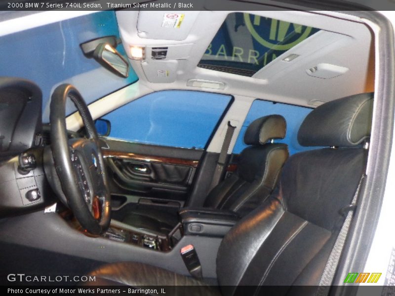 Titanium Silver Metallic / Black 2000 BMW 7 Series 740iL Sedan