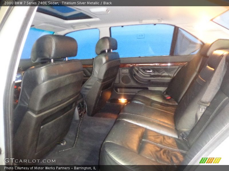 Titanium Silver Metallic / Black 2000 BMW 7 Series 740iL Sedan