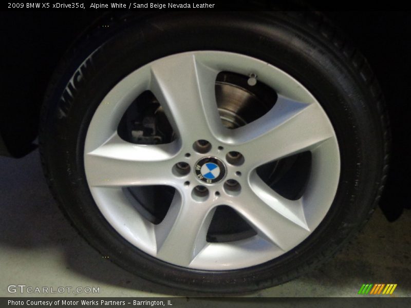 Alpine White / Sand Beige Nevada Leather 2009 BMW X5 xDrive35d