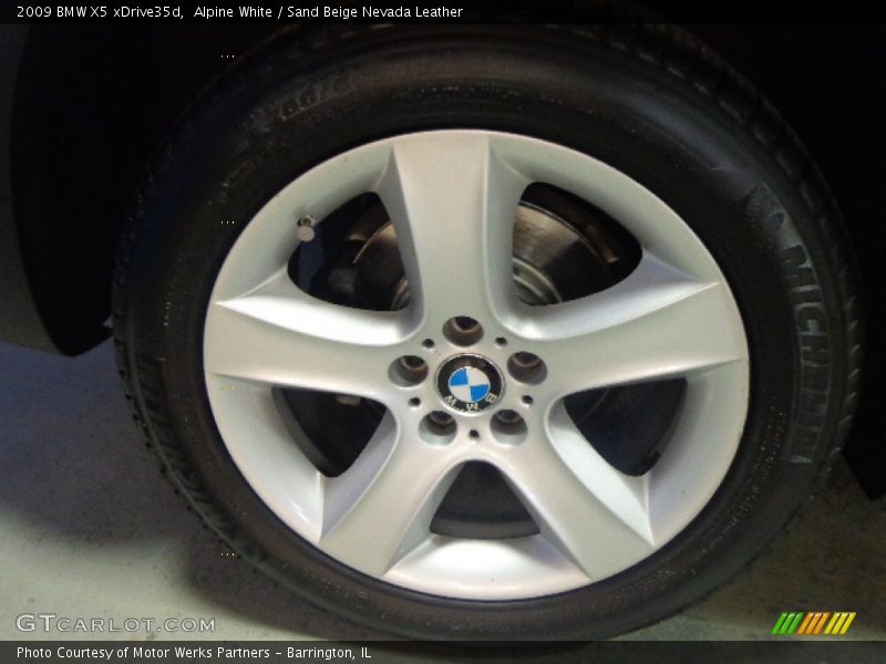 Alpine White / Sand Beige Nevada Leather 2009 BMW X5 xDrive35d
