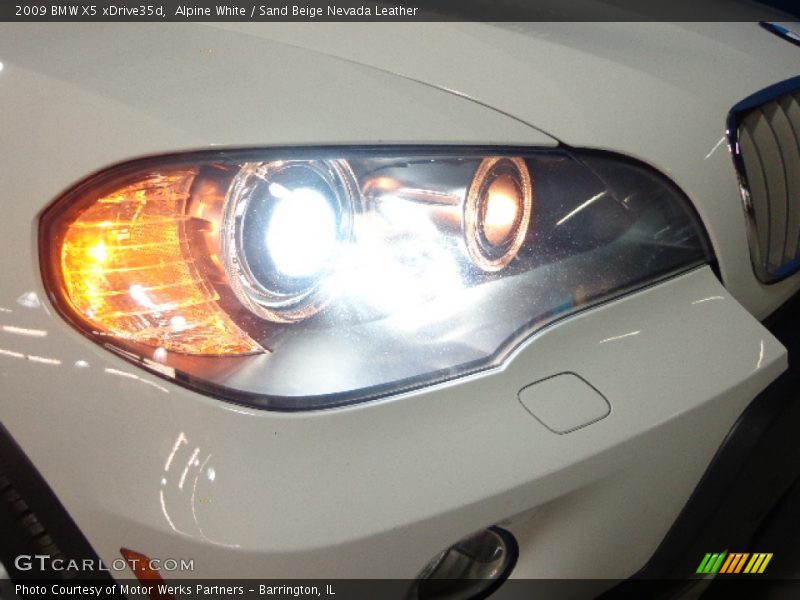 Alpine White / Sand Beige Nevada Leather 2009 BMW X5 xDrive35d