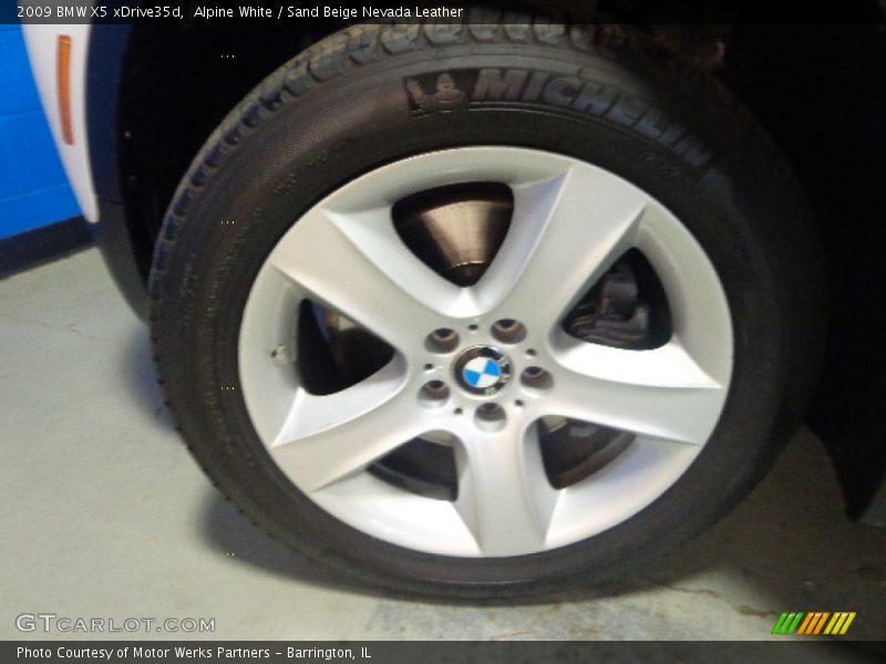 Alpine White / Sand Beige Nevada Leather 2009 BMW X5 xDrive35d