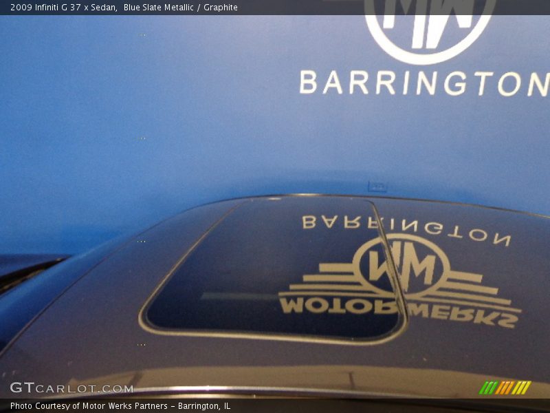 Blue Slate Metallic / Graphite 2009 Infiniti G 37 x Sedan