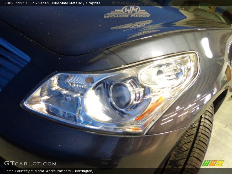 Blue Slate Metallic / Graphite 2009 Infiniti G 37 x Sedan