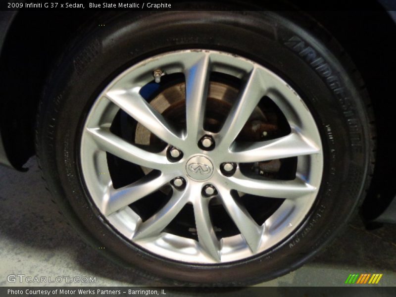 Blue Slate Metallic / Graphite 2009 Infiniti G 37 x Sedan
