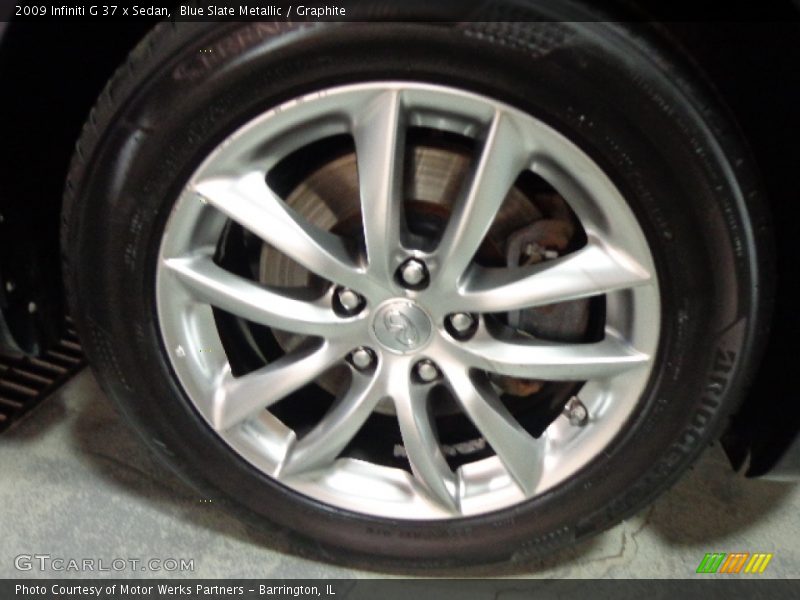 Blue Slate Metallic / Graphite 2009 Infiniti G 37 x Sedan