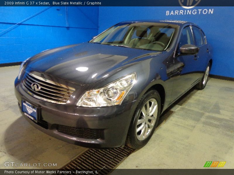 Blue Slate Metallic / Graphite 2009 Infiniti G 37 x Sedan