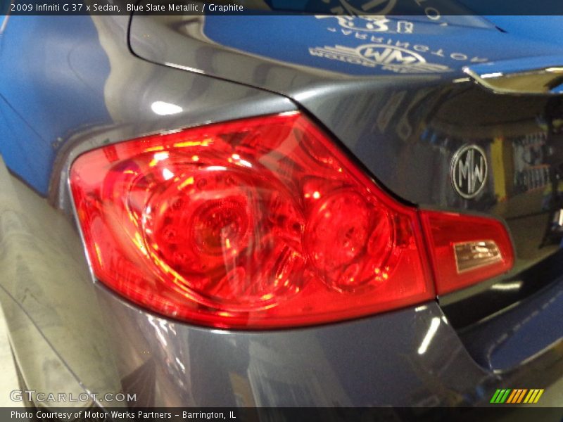 Blue Slate Metallic / Graphite 2009 Infiniti G 37 x Sedan