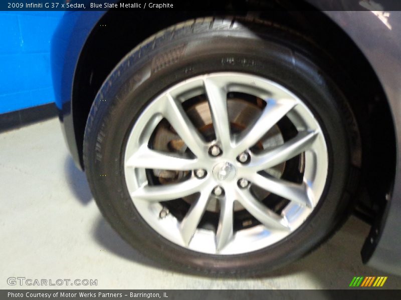 Blue Slate Metallic / Graphite 2009 Infiniti G 37 x Sedan