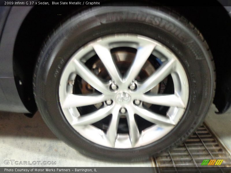 Blue Slate Metallic / Graphite 2009 Infiniti G 37 x Sedan