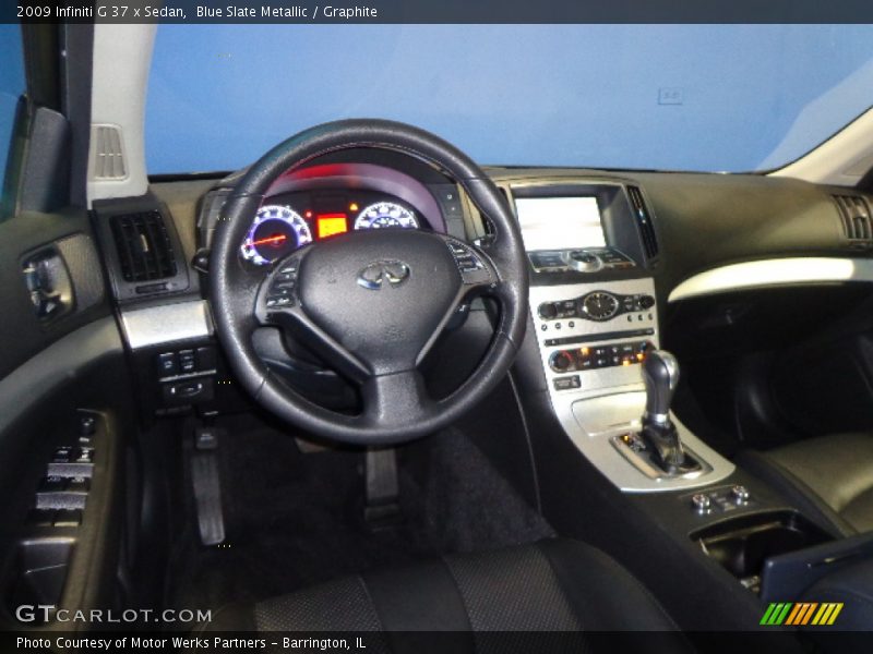 Blue Slate Metallic / Graphite 2009 Infiniti G 37 x Sedan