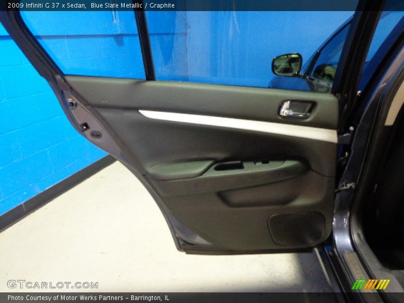 Blue Slate Metallic / Graphite 2009 Infiniti G 37 x Sedan