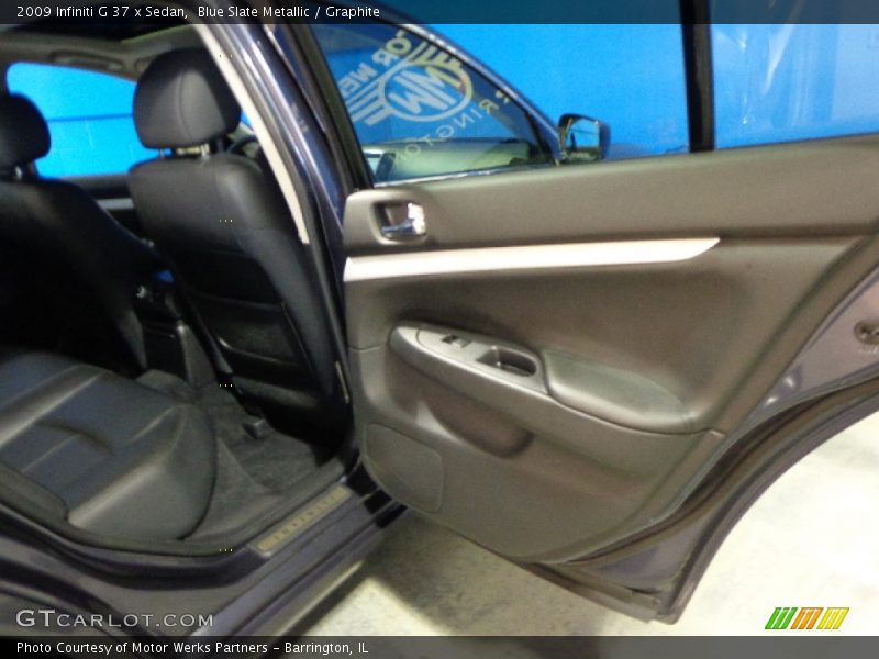 Blue Slate Metallic / Graphite 2009 Infiniti G 37 x Sedan