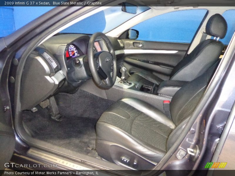 Blue Slate Metallic / Graphite 2009 Infiniti G 37 x Sedan
