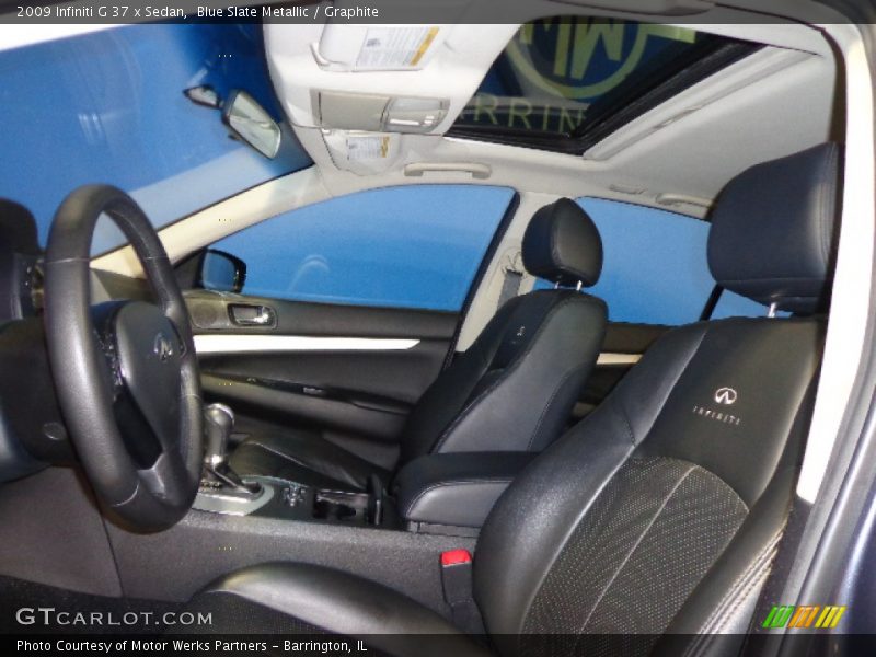 Blue Slate Metallic / Graphite 2009 Infiniti G 37 x Sedan