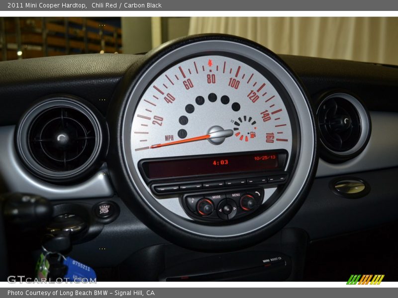 Chili Red / Carbon Black 2011 Mini Cooper Hardtop