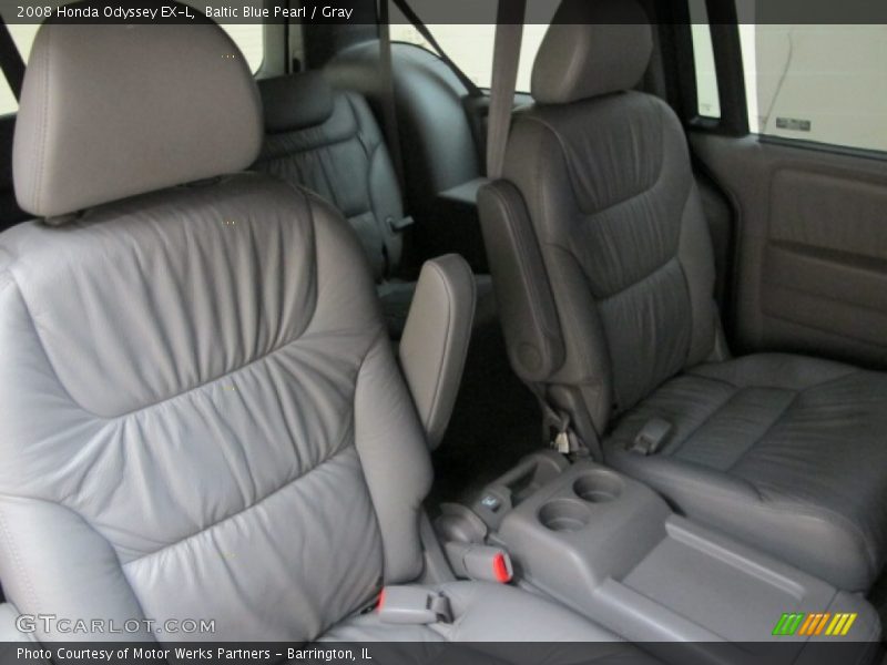 Baltic Blue Pearl / Gray 2008 Honda Odyssey EX-L