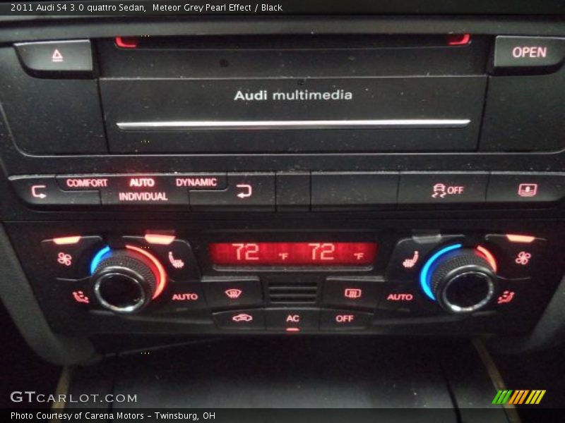 Meteor Grey Pearl Effect / Black 2011 Audi S4 3.0 quattro Sedan