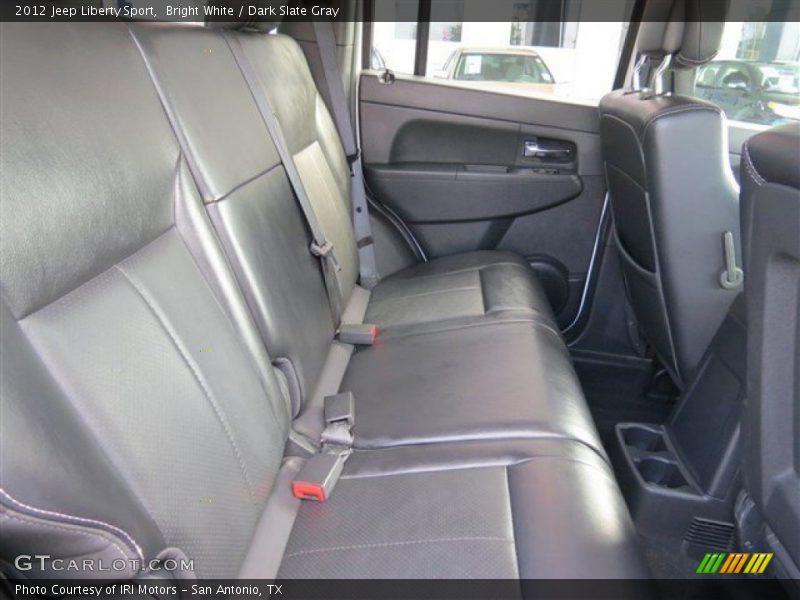 Bright White / Dark Slate Gray 2012 Jeep Liberty Sport