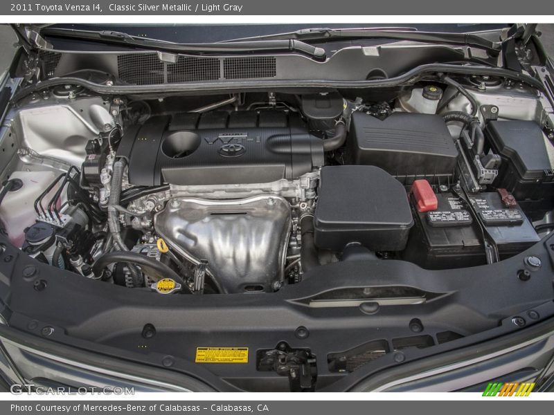 Classic Silver Metallic / Light Gray 2011 Toyota Venza I4