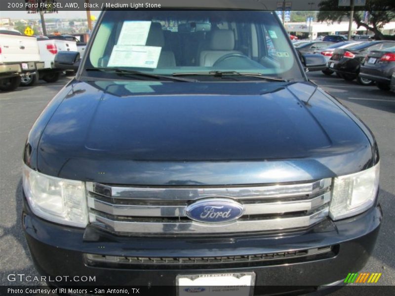 Black / Medium Light Stone 2009 Ford Flex SEL AWD