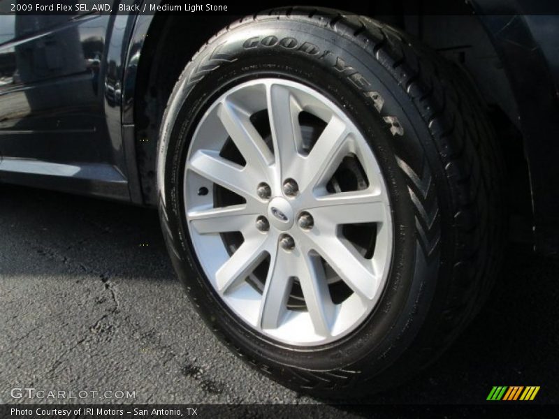 Black / Medium Light Stone 2009 Ford Flex SEL AWD