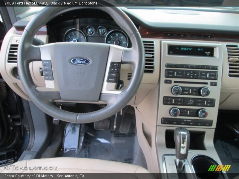 Black / Medium Light Stone 2009 Ford Flex SEL AWD