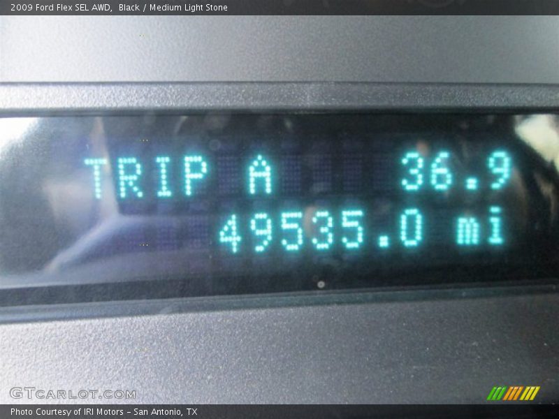Black / Medium Light Stone 2009 Ford Flex SEL AWD