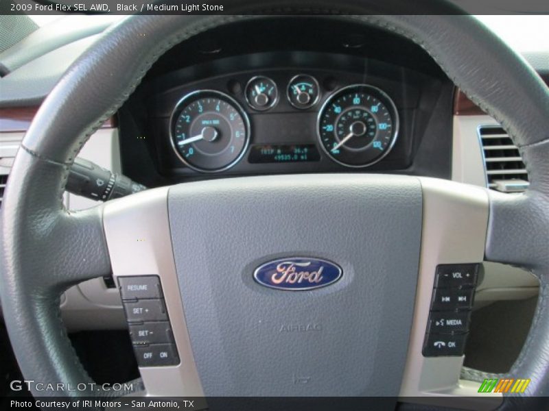 Black / Medium Light Stone 2009 Ford Flex SEL AWD