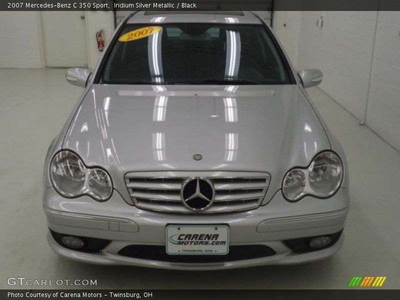 Iridium Silver Metallic / Black 2007 Mercedes-Benz C 350 Sport