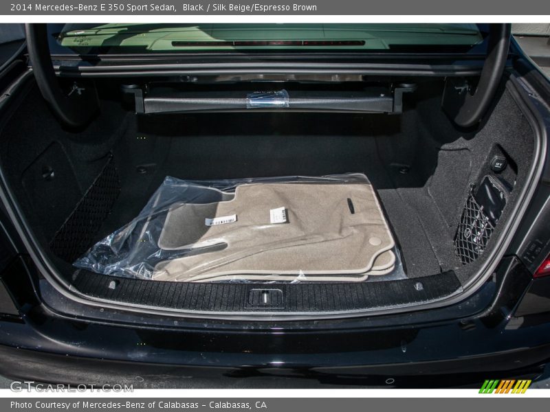 Black / Silk Beige/Espresso Brown 2014 Mercedes-Benz E 350 Sport Sedan