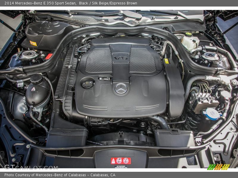 Black / Silk Beige/Espresso Brown 2014 Mercedes-Benz E 350 Sport Sedan