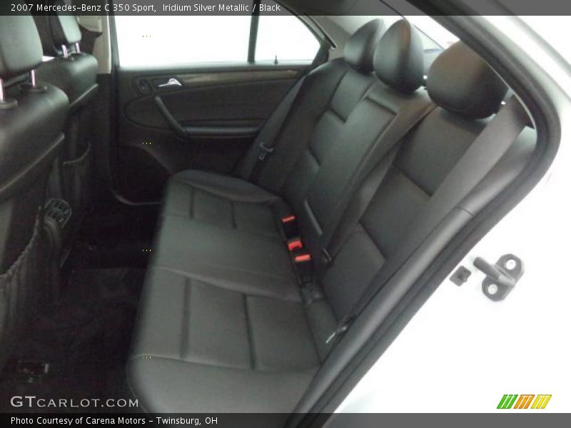 Rear Seat of 2007 C 350 Sport