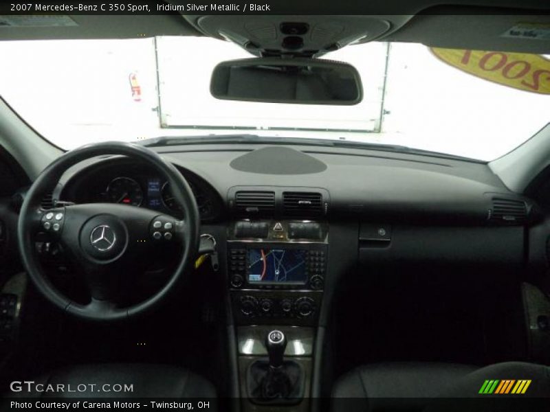 Iridium Silver Metallic / Black 2007 Mercedes-Benz C 350 Sport
