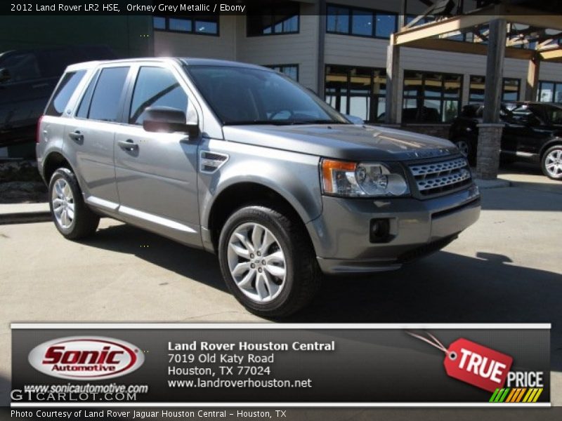 Orkney Grey Metallic / Ebony 2012 Land Rover LR2 HSE