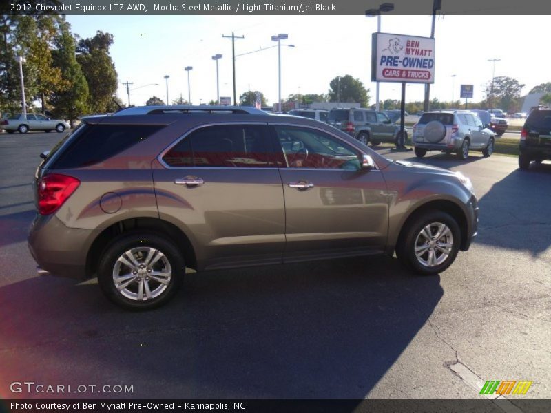 Mocha Steel Metallic / Light Titanium/Jet Black 2012 Chevrolet Equinox LTZ AWD