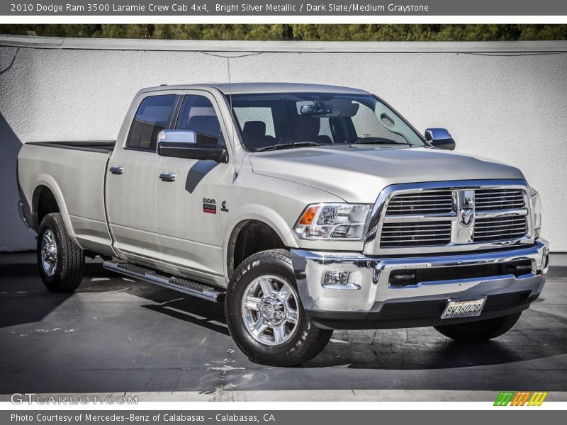 Front 3/4 View of 2010 Ram 3500 Laramie Crew Cab 4x4