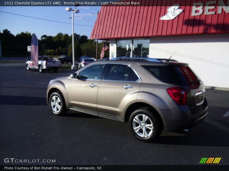 Mocha Steel Metallic / Light Titanium/Jet Black 2012 Chevrolet Equinox LTZ AWD