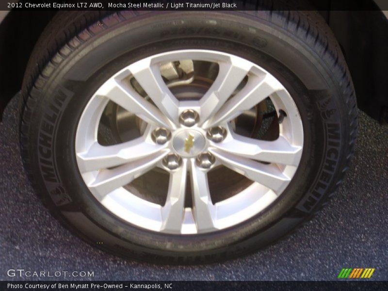 Mocha Steel Metallic / Light Titanium/Jet Black 2012 Chevrolet Equinox LTZ AWD