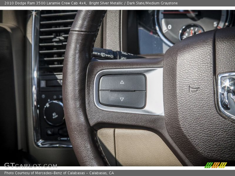 Bright Silver Metallic / Dark Slate/Medium Graystone 2010 Dodge Ram 3500 Laramie Crew Cab 4x4