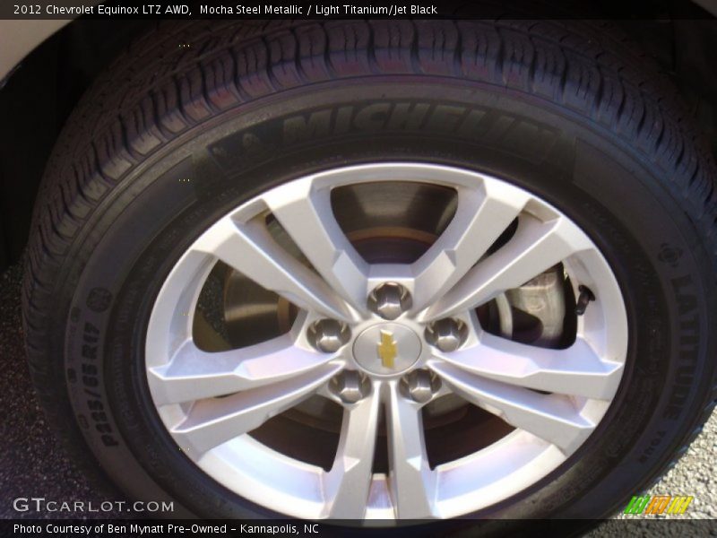 Mocha Steel Metallic / Light Titanium/Jet Black 2012 Chevrolet Equinox LTZ AWD