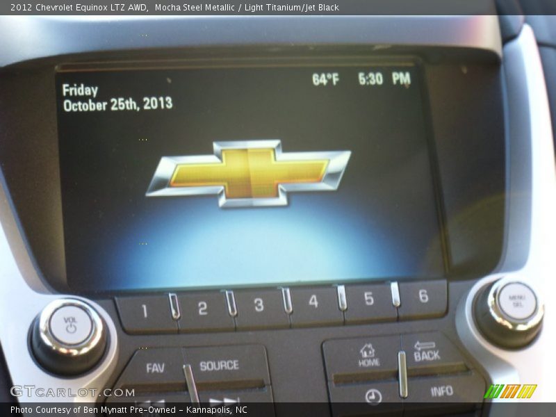 Mocha Steel Metallic / Light Titanium/Jet Black 2012 Chevrolet Equinox LTZ AWD