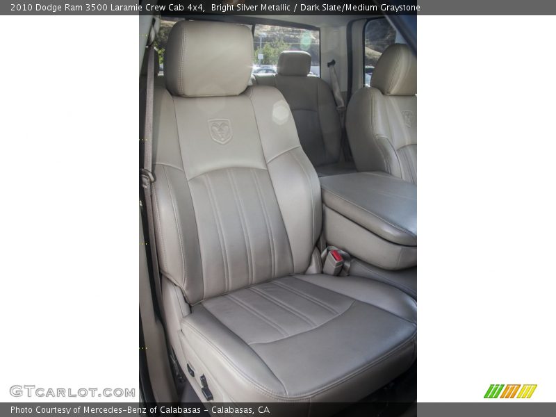 Bright Silver Metallic / Dark Slate/Medium Graystone 2010 Dodge Ram 3500 Laramie Crew Cab 4x4