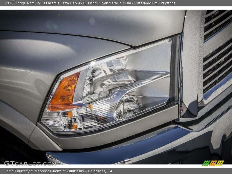 Bright Silver Metallic / Dark Slate/Medium Graystone 2010 Dodge Ram 3500 Laramie Crew Cab 4x4