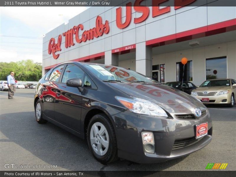 Winter Gray Metallic / Dark Gray 2011 Toyota Prius Hybrid I