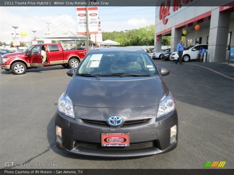Winter Gray Metallic / Dark Gray 2011 Toyota Prius Hybrid I