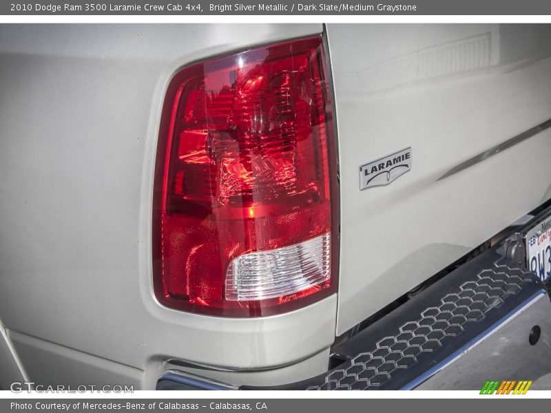 Bright Silver Metallic / Dark Slate/Medium Graystone 2010 Dodge Ram 3500 Laramie Crew Cab 4x4