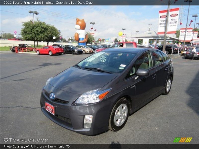 Winter Gray Metallic / Dark Gray 2011 Toyota Prius Hybrid I